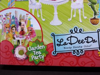 La Dee Da Garden Tea Party Play Set for Barbie Monster High Bratz Dolls