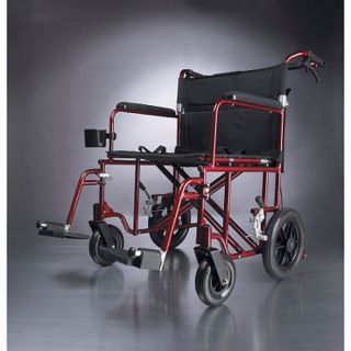 Medline Freedom Transport Wheelchair Heavy Duty 22 Wide