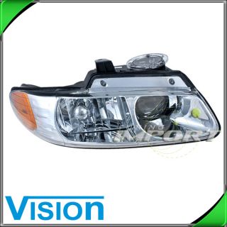 Passenger Right Side Headlight Assembly 2000 Chrysler Town Country w Round Clip