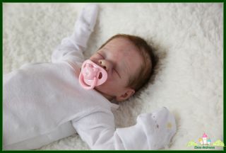 Lifelike Reborn Preemie Baby Girl from Mumma's Lil Monkey by Bonnie Brown