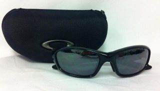 Oakley 04 325J Mens Straight Jacket Iridium Asian Fit Fashion Sunglasses Black