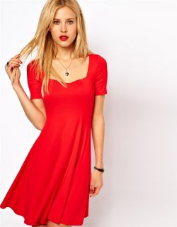 New Womens European Fashion Chic Short Sleeve OL Mini Dress 3 Colors B2089