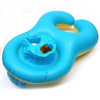 New Inflatable Mother Baby Swim Float Raft Kid's Chair Seat Swim Ring Pool Lake