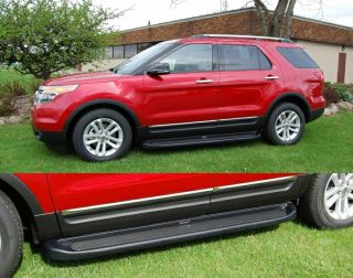 Custom Fit OE Factory Style Running Boards Ford Explorer 2011 2012 Side Step Set