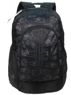 School Hiking Laptop Notebook Backpack Bag Black