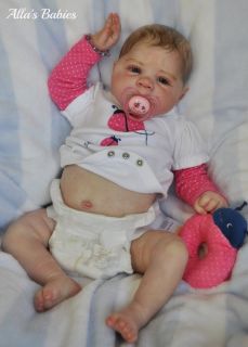 Alla's Babies Newborn Baby Girl Reborn Doll Prototype Sili Sabine Altenkirch