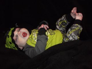OOAK Goth Deceased Demon Vampire Baby Girl Horror Art Doll