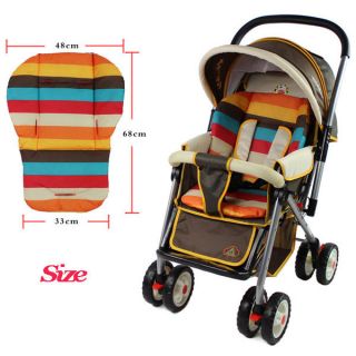 New Double Sided Pram Car Buggy Padded Waterproof Liner Seat