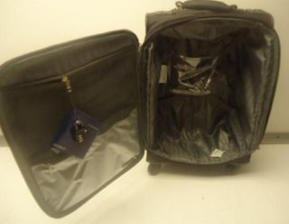 Samsonite Luggage DKX 21 Expandable Spinner Wheeled Suitcase Black