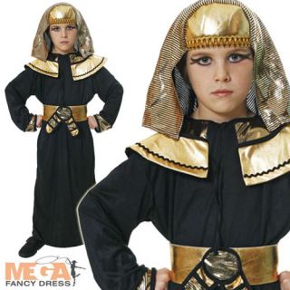 Egyptian Pharoah Boys Fancy Dress Kids Child Costume