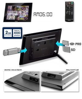 New Sony DPF HD1000 10 1" Full HD LCD Digital Photo Frame Display Screen Monitor