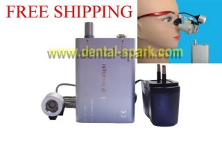 Dental Surgical Portable LED Headlight Head Lamp for Dentist Magnifying Loupes