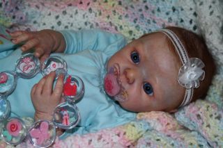Beautiful Reborn Baby Girl Lola with Love by Adrie Stoete Extreme Realism