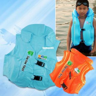 Children Kid Inflatable Swimming Swim Float Life Vest S