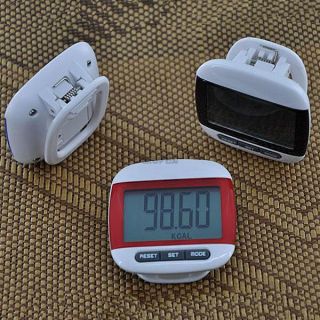 Electronic Digital LCD Step Run Pedometer Walking Distance Calorie Counter Clip