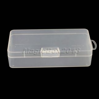 1x New Plastic Clear Transparent Storage Container Box Case