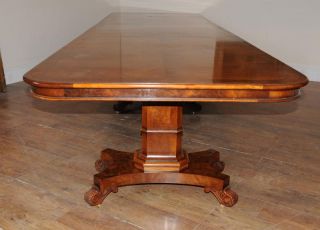 Regency Walnut Pedestal Dining Table Seats 16 Diner