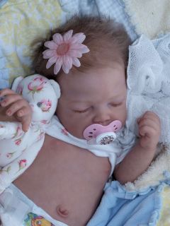 Precious Dreams Reborn Romie Strydom Cianne Newborn Fake Baby Girl Doll Rooted