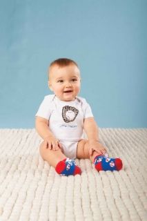 New Mud Pie Baby Boys Crawler Onesie Socks Size 0 3 0 6 Months Summer Clothes