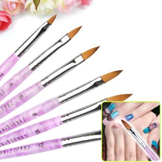 Nail Art Pen Brush UV Gel Acrylic Painting Drawing Pen Polish Brush Tips Kits