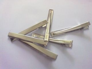 Wholesale 20 Metal Hair Clip Prong Pin Barrette Finding