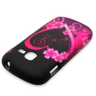 Rose Red Heart Case for Samsung Galaxy Discover S730G Cell Phone Hard Skin Cover