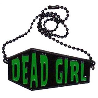 Kreepsville 666 Dead Girl Coffin Necklace Horror Halloween