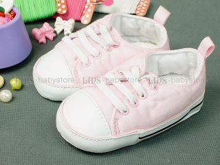New Toddler Baby Girl Classic Pink Tennis Shoes 6 12 Months A798