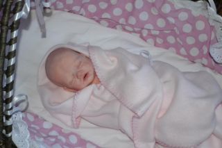Full Bodied Solid Silicone Baby Girl Mackenzie Asleep by Joanna Gomes