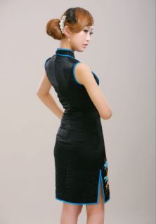 Fashion Chinese Women's Mini Dress Cheongsam 6 14