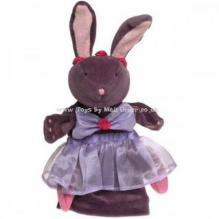 Manhattan Toy Twirling Tutus Bunny Rabbit Hand Puppet Childrens Soft Toy 3