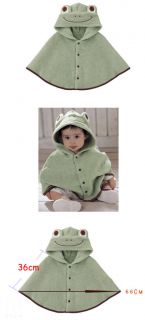 Baby Warmer Gap Poncho Cape Jacket Coat Frog Animal Outerwear Infant Outfit Cute