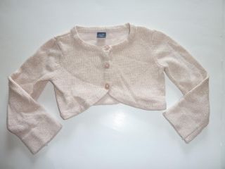 J2 Baby Gap Gold Cream Sweater Cardigan Shrug Jacket 12 18 Months Girls