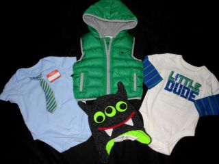 65 Fall Winter Baby Boy Lot Newborn Infant Clothes Gap Gymboree Outfit 6 9 12 M