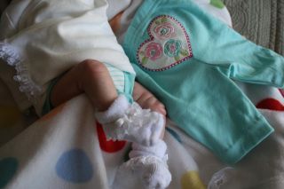 OOAK Reborn Preemie Baby Girl Tummy Plate Sale