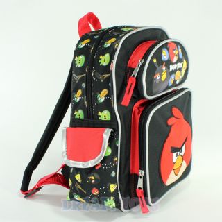 Rovio Angry Birds Shooting 12" Small Toddler Backpack Bag Boys Girls Red Pig