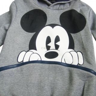 Girls Womens Ladies Mickey Minnie Mouse Ear Hoodie Zip Up Jumper Top Sweatshirt
