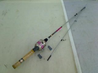 Hunter Pink Lady 66 Fishing Rod Reel Combo New on PopScreen
