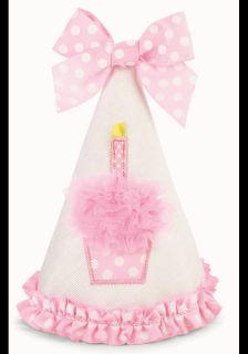 Baby Girls First Birthday Cupcake Princess Crown Hat