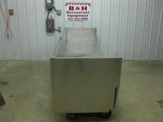 Delfield Stainless Steel Heavy Duty 96" Equipment Griddle Stand Table Cabinet 8'