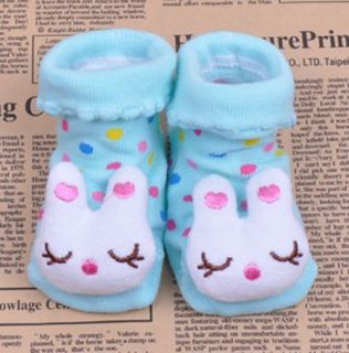 Newborn Baby Socks Anti Slip Socks Animal Cartoon Warm Socks Unisex Shoes Boots
