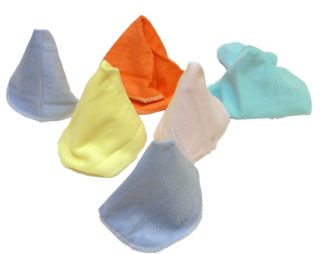 6 Colorful Soft Napkins Soft Cotton Napkins Baby Soft Cloth Napkins in 6 Colors