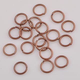 1000pcs Silver Gold Copper Plated Jump Rings 6mm Jewelry Findings Free SHIP