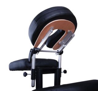 Aosom 2" Foam Folding Curving Portable Massage Spa Chair Black