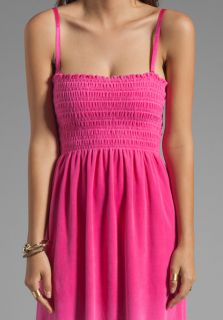NWT $125 Juicy Couture Ombre Velour Maxi Dress in Passion Pink Size XS