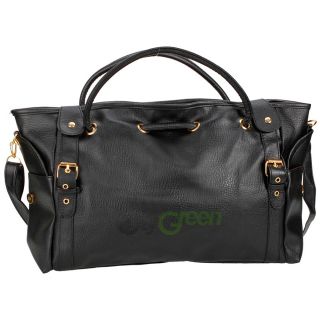 Women Hobo Shoulder Lady Handbags Tote Messenger Bag Leather Black 733