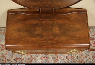 Art Deco 1940 Waterfall Dresser Tall Chest Bakelite Hardware