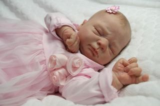Hunnybear Nursery Reborn Doll Fake Baby Girl Brand New Out Ivy by Eliza Marx