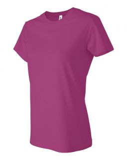 6000 Bella Ladies Short Sleeve Crew Neck Jersey Tee in A Wide Variety of Colors