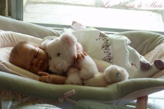 Reborn Baby Girl Doll Prototype Birgit Gutzwiller Pitu Kit